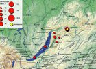Карта землетрясений 2015 года. Фото с сайта Байкальского филиала Геофизической службы СО РАН