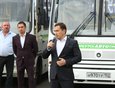 Муниципальные предприятия получили новые автобусы ЛИАЗ и ПАЗ, комбинированные дорожные машины на базе КАМАЗа и мини-тракторы для уборки тротуаров и небольших участков.