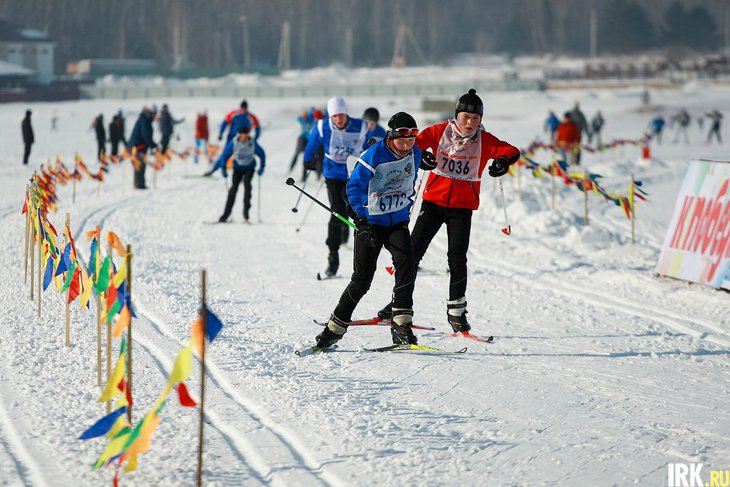 На лыжне. Фото Владимира Смирнова
