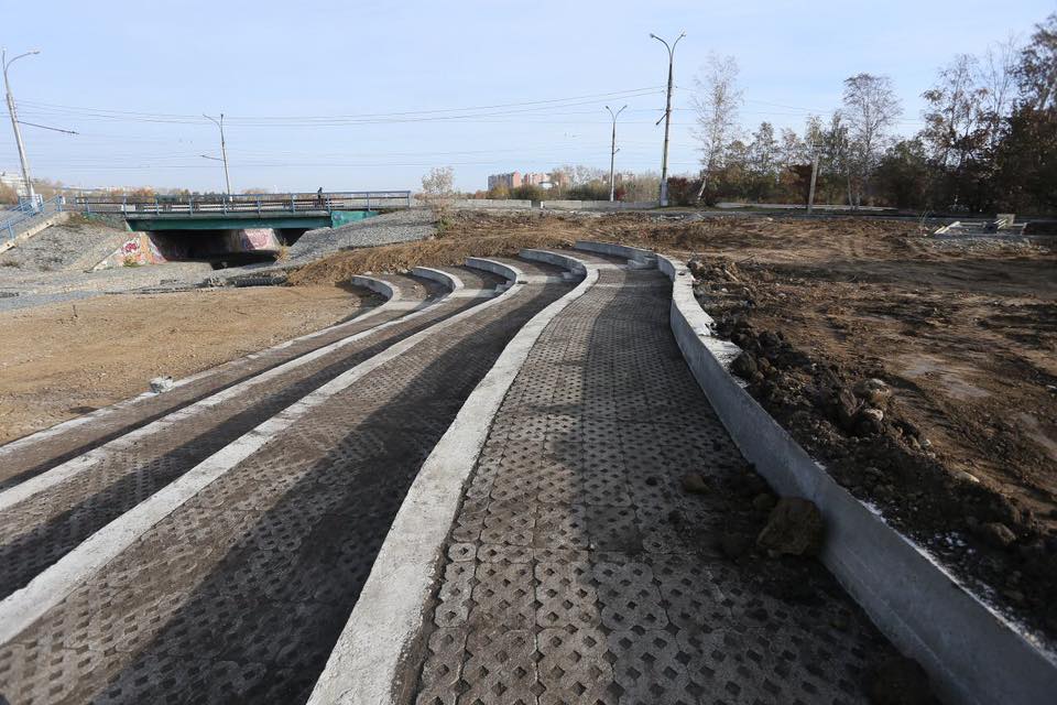 Набережная возле ледокола «Ангара». Фото со страницы Дмитрия Бердникова в Facebook