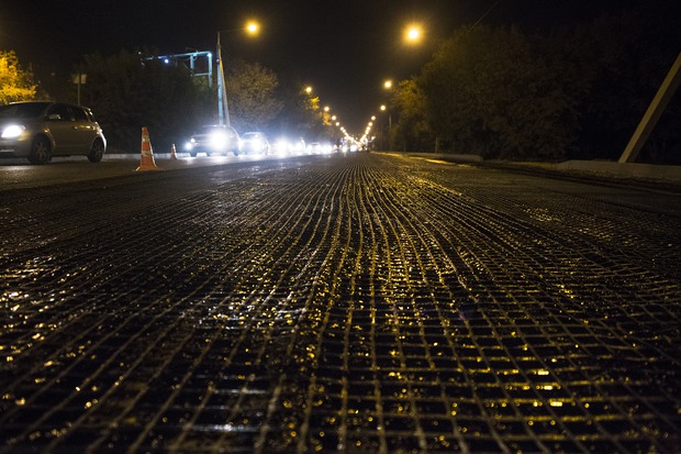 Ремонт дороги. Автор фото — Валерия Алтарёва