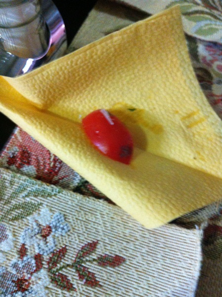 Гнилой помидор. Фото лизы Сироповой