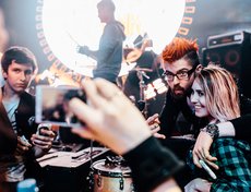 После концерта все желающие могли сфотографироваться с музыкантами