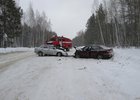 На месте аварии. Фото пресс-службы ГИБДД по Иркутской области