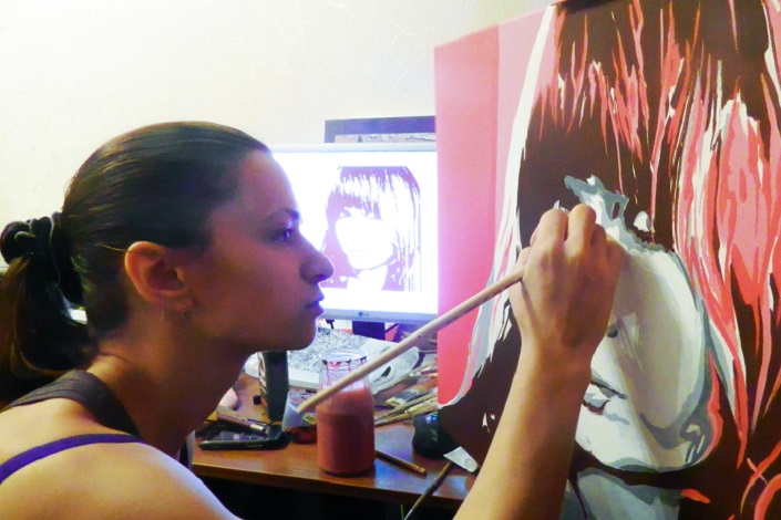 Татьяна Закирова за работой. Фото из личного архива Татьяна Закирова за работой. Фото из личного архива