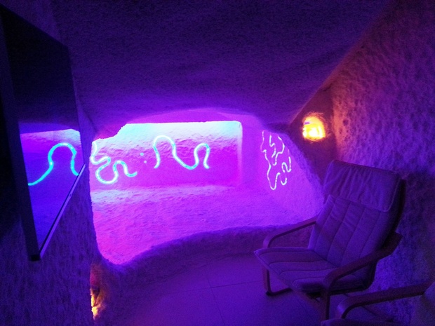 Соляная комната. Фото предоставлено развлекательным центром Laser People Соляная комната. Фото предоставлено развлекательным центром Laser People