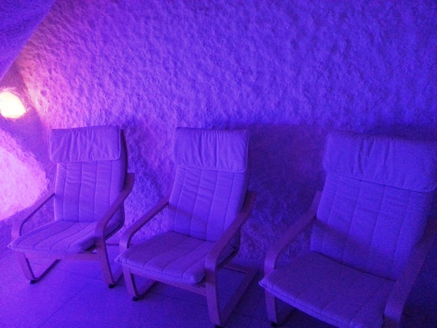 Соляная комната. Фото предоставлено развлекательным центром Laser People Соляная комната. Фото предоставлено развлекательным центром Laser People