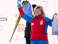 Двукратная Олимпийская чемпионка по биатлону, Олимпийская чемпионка по лыжным гонкам Анфиса Резцова