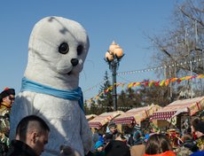 Нерпа выглядит грустной. Наверное, потому что ей жарко