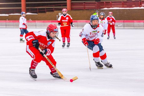 Хоккеистки. Фото с сайта www.bandyvesti.ru