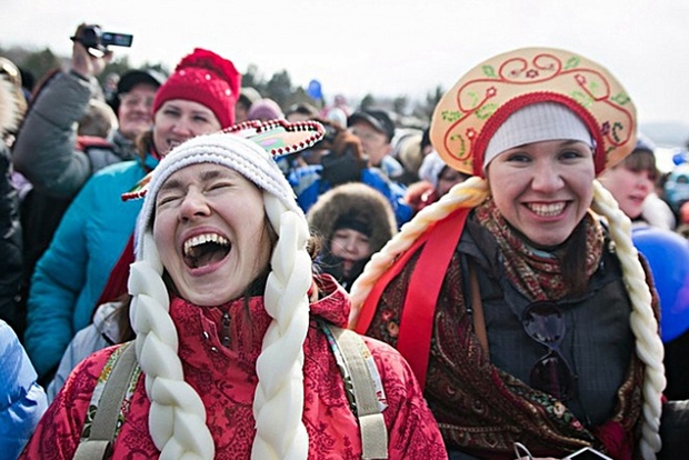На празднике Масленицы в «Тальцах». Автор фото — Антон Климов