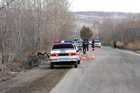 На месте ДТП. Фото пресс-службы ГУ МВД России по Иркутской области