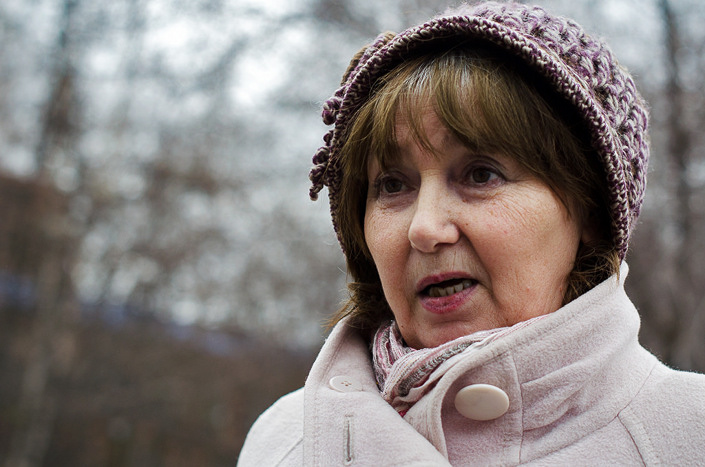 Екатерина Пенькова, жительница военного городка