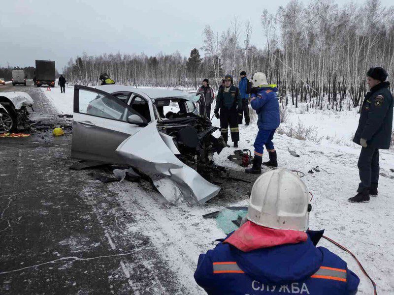 На месте аварии. Фото из группы «ДТП38_RUS»