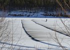 Чернение льда. Фото пресс-службы ГУ МЧС России по Иркутской области