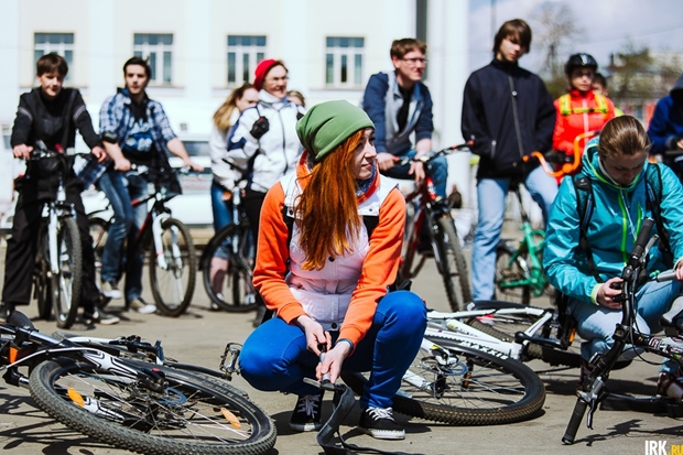 На открытии велосезона в 2014 году. Автор фото — Артем Моисеев