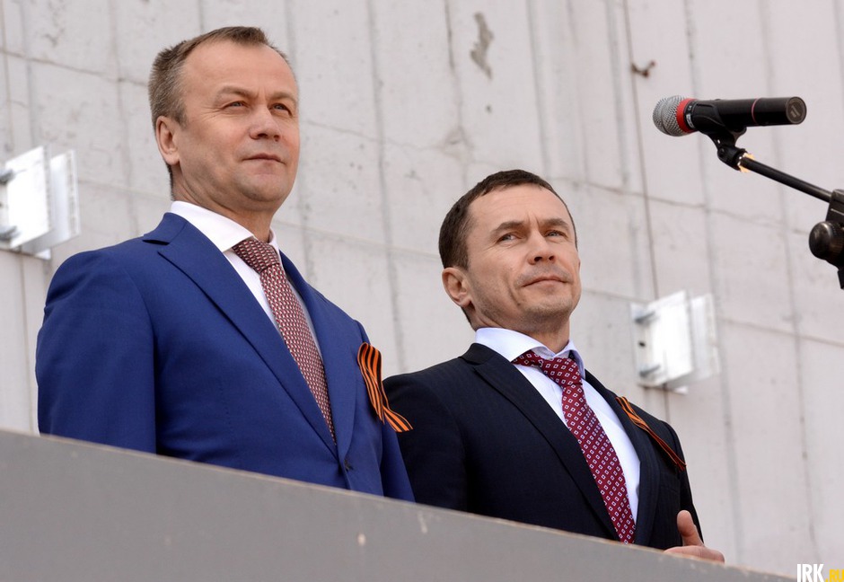Губернатор Иркутской области Сергей Ерощенко и мэр Иркутска Дмитрий Бердников
