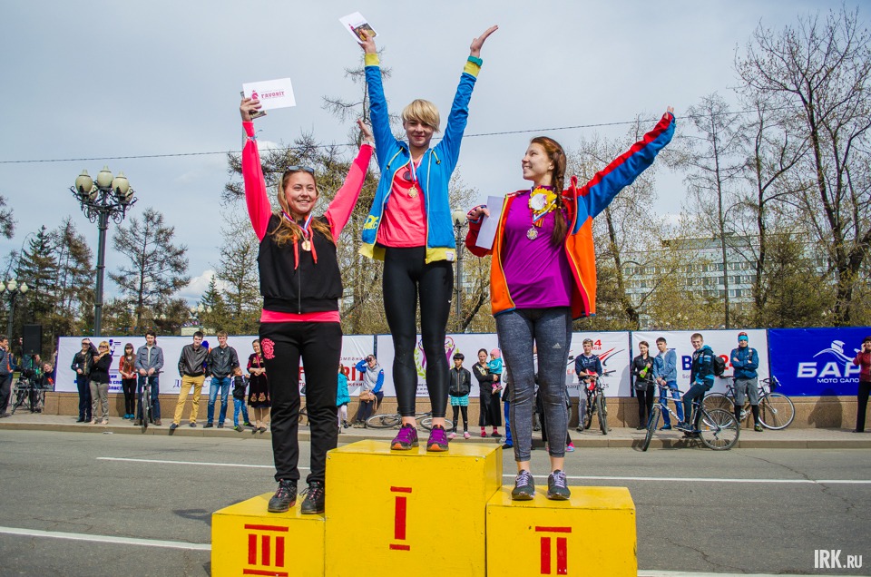 В конкурсе на самую-самую велосипедистку первое место заняла Анастасия Зайцева, второе — Диана Васева, третье — Елена Зеленцова
