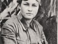 Надежда Степановна Андреева (Чайкина), 1942 год, первое военное фото. Снимок прислала Вера Страутиньш.