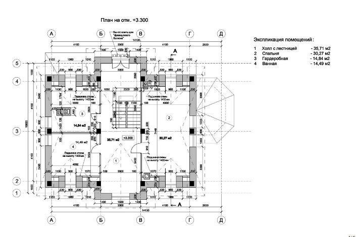 Architektonický projekt domu. Obrázek z line8.ru