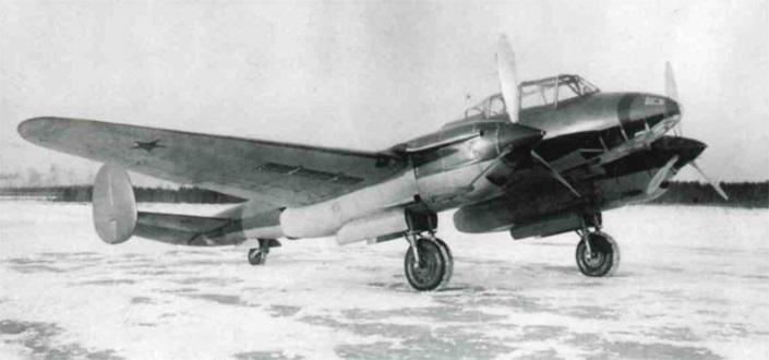 Пикирующий бомбардировщик Пе-2. Фото с сайта www.irkutavia.ru