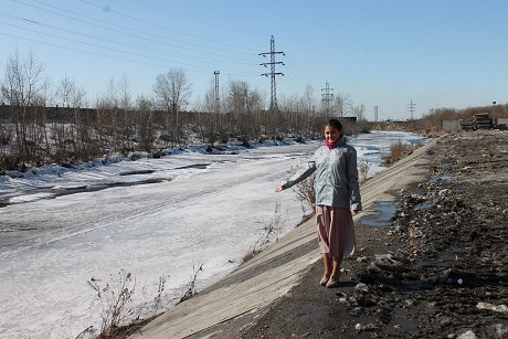 Очищенный от мусора берег Ушаковки. Фото Иркутского отделения ОНФ