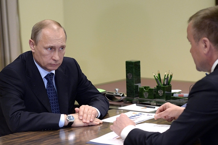 На встрече. Фото пресс-службы президента России