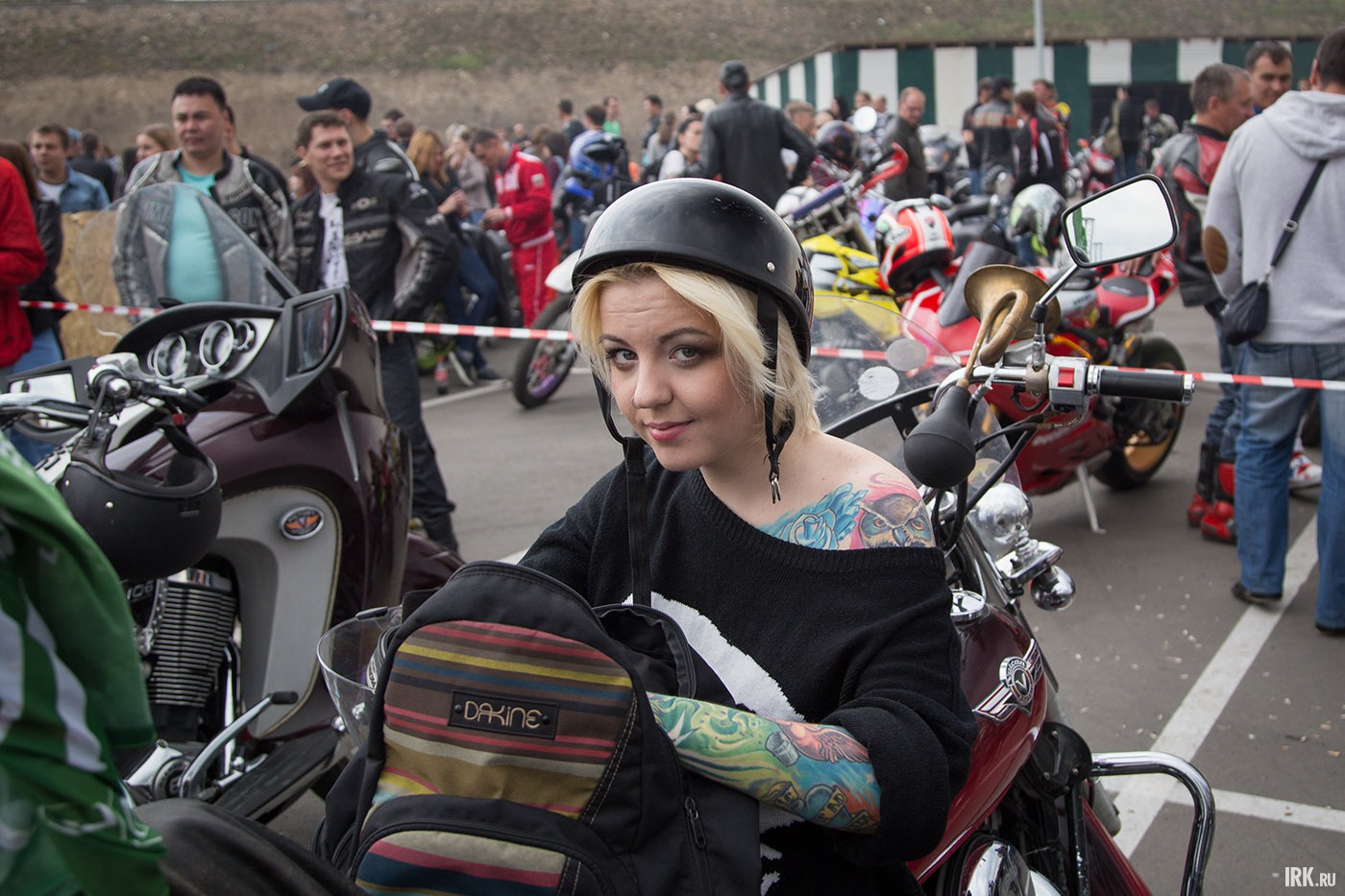 Считается, что мотоциклы — это только для мужчин. Побывав на празднике, можно было убедиться, что это совсем не так.