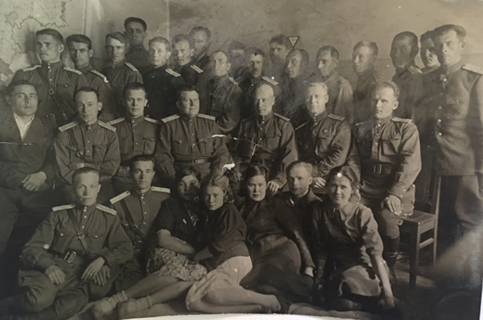 Личный состав иркутской милиции 1945 года