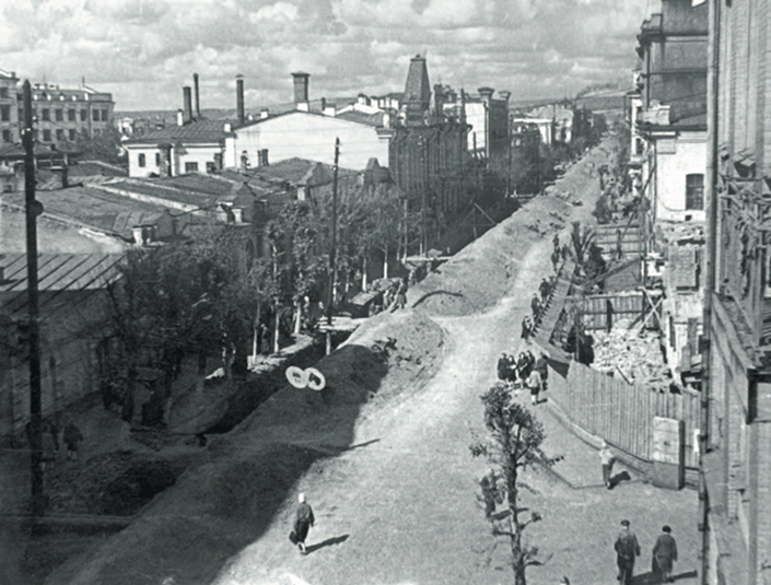 Улица Карла Маркса в 1952 году
