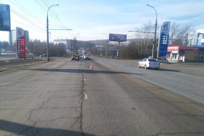 Место аварии в дневное время