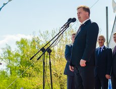 Председатель Думы города Свирска, Сергей Марач: «Сегодня мы собрались абсолютно добровольно, чтобы выразить поддержку нашему губернатору, у нас просто нет другого выхода, у нас нет альтернативы».