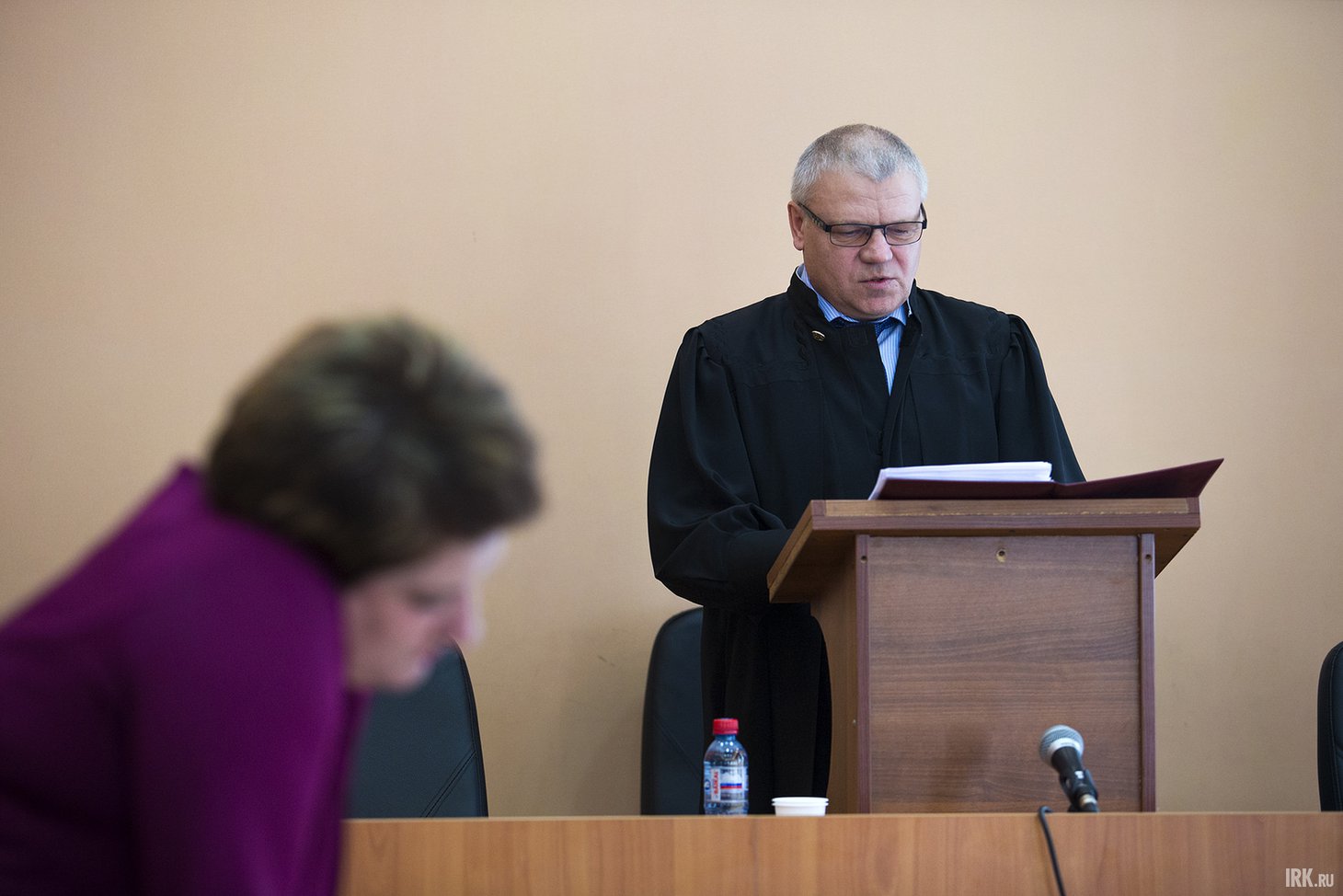 Судья Павел Носков и адвокат Анна Кириллова