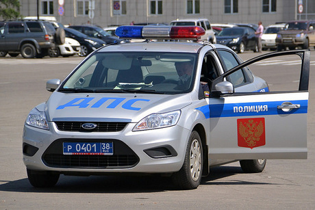 Полицейская машина. Автор фото — Елена Алексеева