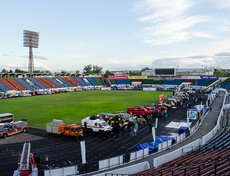 Местом проведения фестиваля традиционно стал стадион «Труд», расположенный в самом центре города.