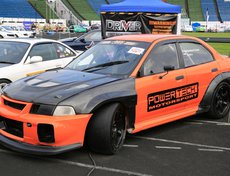 Mitsubishi Lancer EVO (PowerTech Motorsport, Иркутск) — победитель в номинации «Лучшая инженерия». Автомобиль переделывался в несколько этапов для круглогодичного участия в гонках.