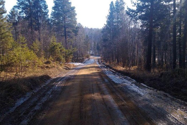 Участок на 26-м километре Байкальского тракта
