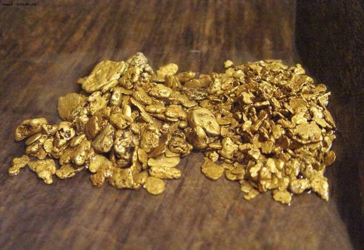 Золото. Фото с сайта http://zolotodb.ru
