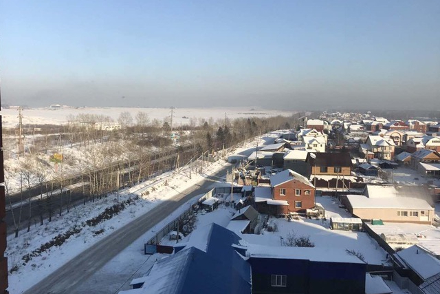 Вид из окна квартиры на улице Байкальской, 317