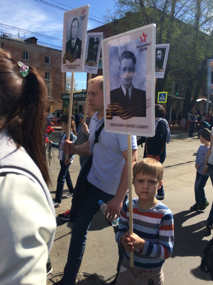 Савва Секулович с прадедом Секуловичем Юрием Саввичем. Фото прислано Эвелиной Секулович