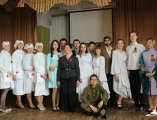 9 мая в Черемховском медколледже. Фото прислала Светлана Солодкова