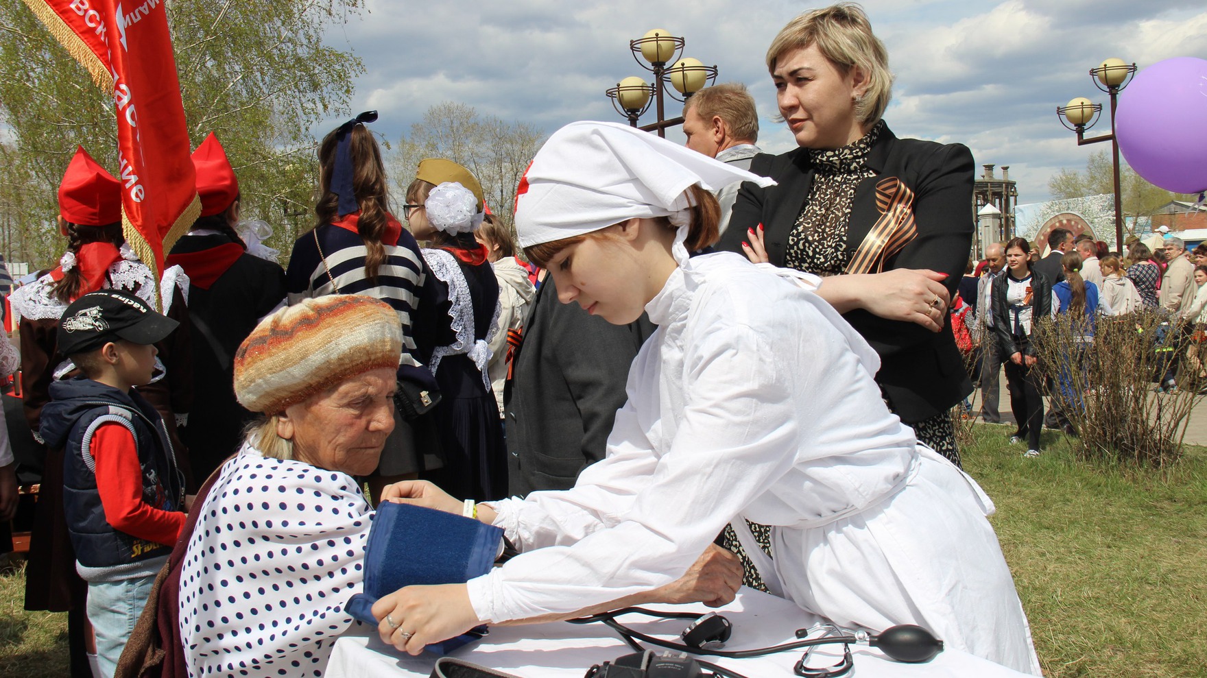 9 мая в Черемховском медколледже. Фото прислала Светлана Солодкова