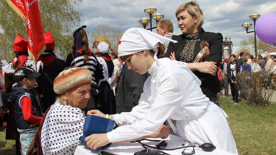 9 мая в Черемховском медколледже. Фото прислала Светлана Солодкова