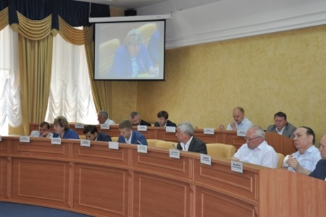 Заседание. Фото пресс-службы администрации Иркутска