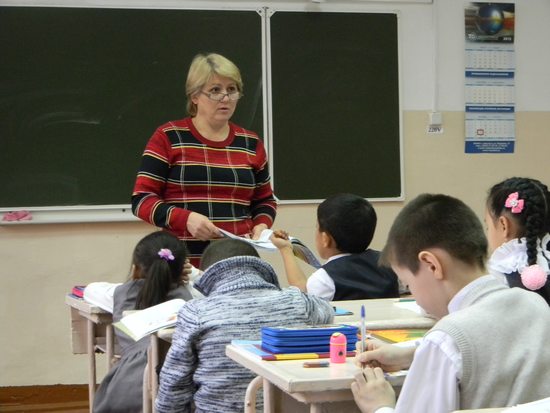 Во время урока. Фото IRK.ru