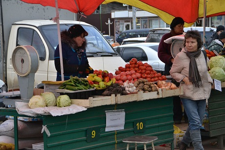 Уличный рынок. Фото Елены Алексеевой