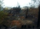 Пожар в селе Тальники Черемховского района. Фото пресс-службы ГУ МЧС по Иркутской области