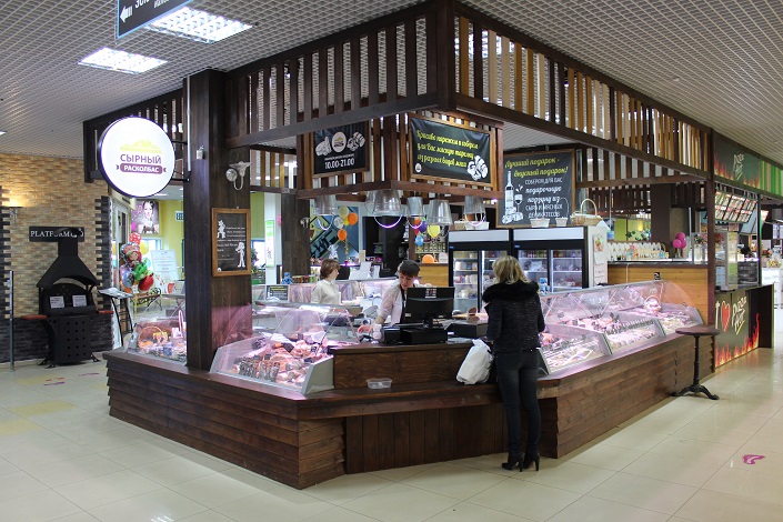 В «Новой Даче» большой ассортимент и качество рыбы и морепродуктов, мяса, сыров и колбасной продукции