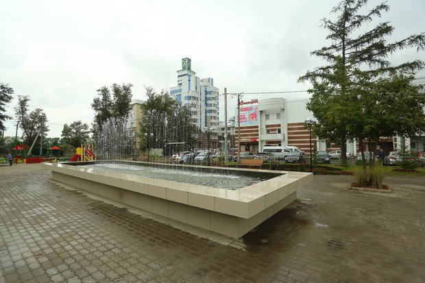 Сквер Космонавтов. Фото пресс-службы мэрии Иркутска