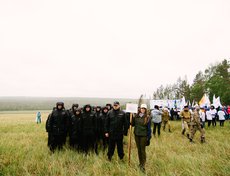 В посадке приняли участие 120 полицейских: курсанты ВСИ и сотрудники полиции Эхирит-Булагатского района.